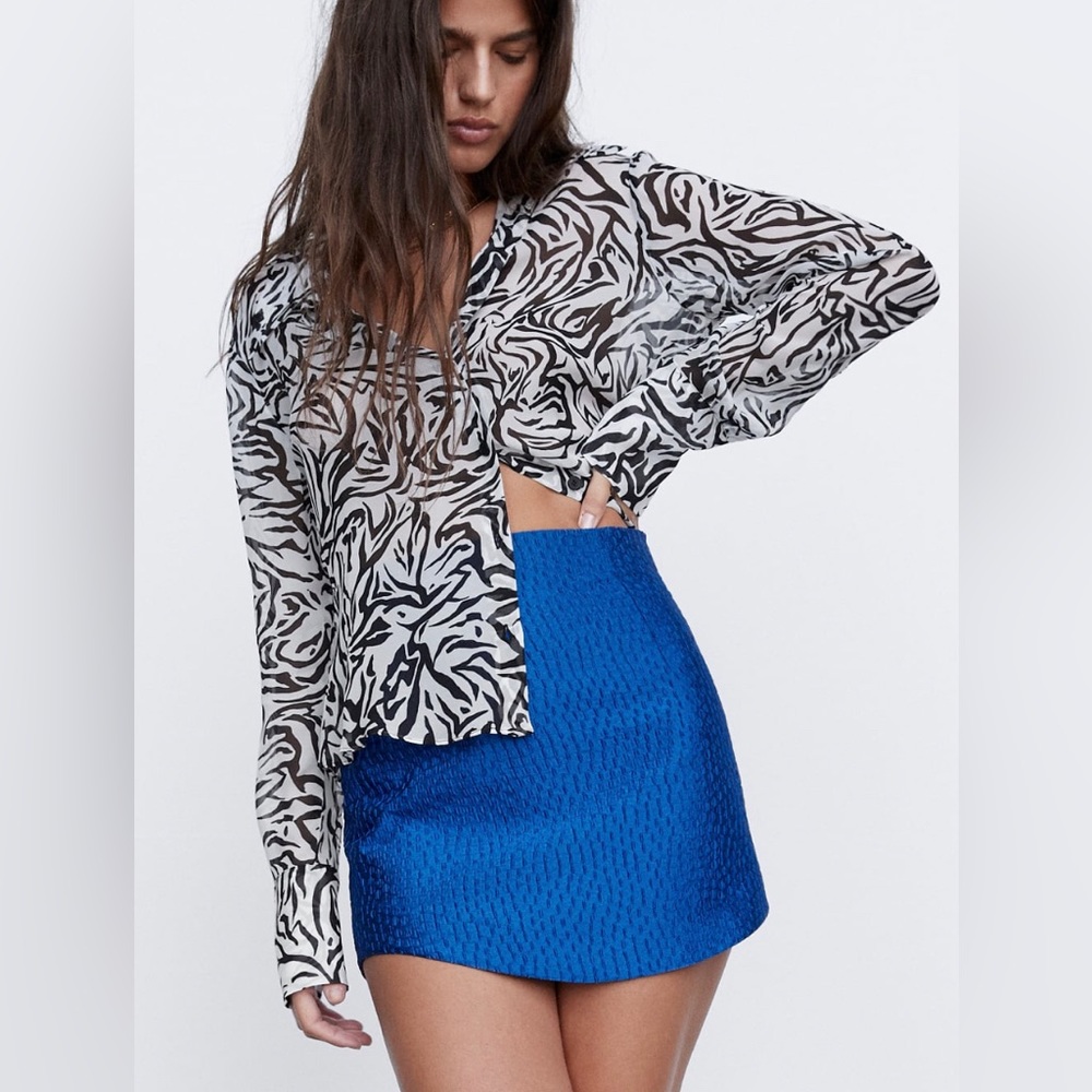 Zara printed shirt